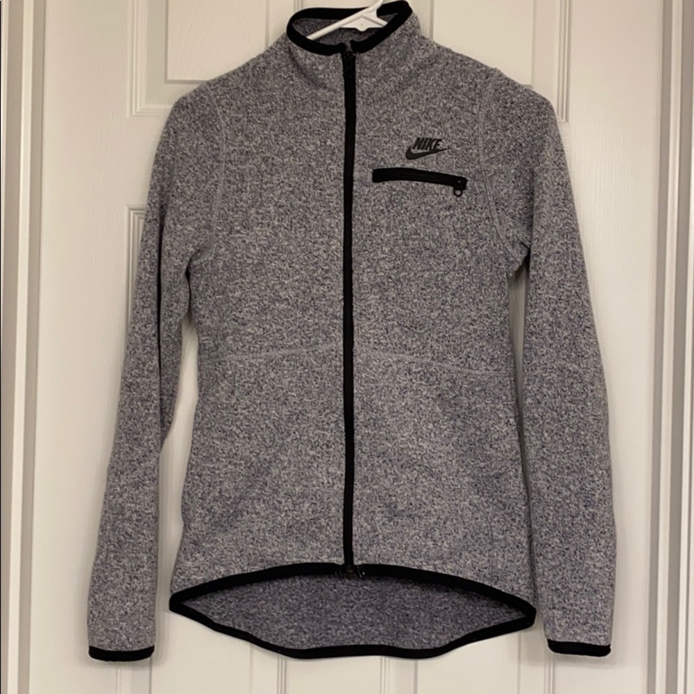 Nike gray zip up jacket